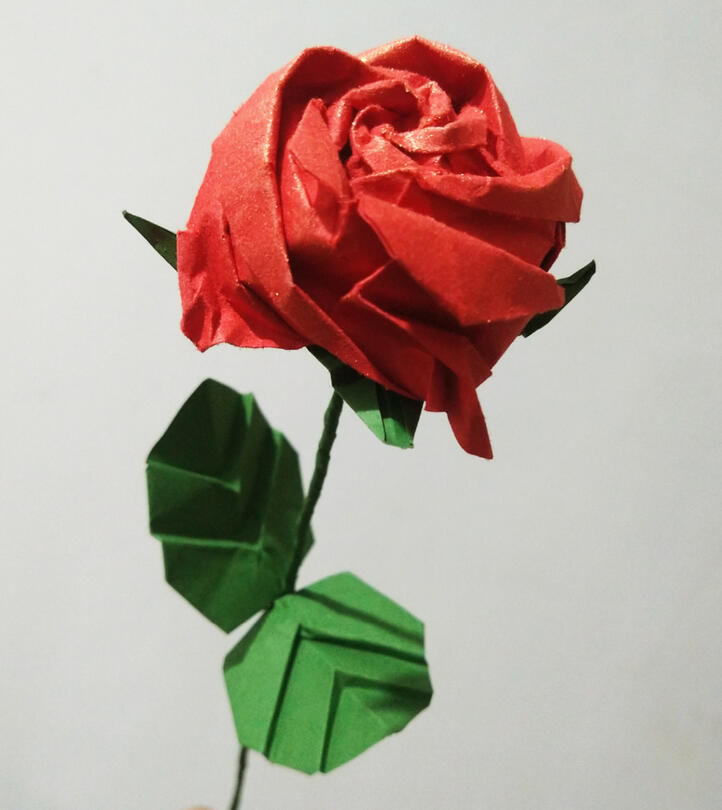 Rosa de papel